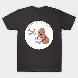 Bigender Pride: Inclusive Bean T-Shirt